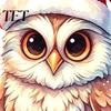 Creative Christmas Party Supplies Owl Window Static Cling Decal, Waterproof PVC Decorative Sticker, Easy Clings Apply Sticker for Home Store