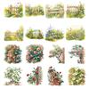 10 Sheets/Bag Sticker Pack Garden Landscaping Handbook Stationery DIY & Scrapbooking Phone Case Diary Decoration