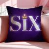 Musical S-Six: The Musical Cushion Cover Breathable Linen Pillowcase Summer Odorless Eco-Friendly Invisible Zipper Washable