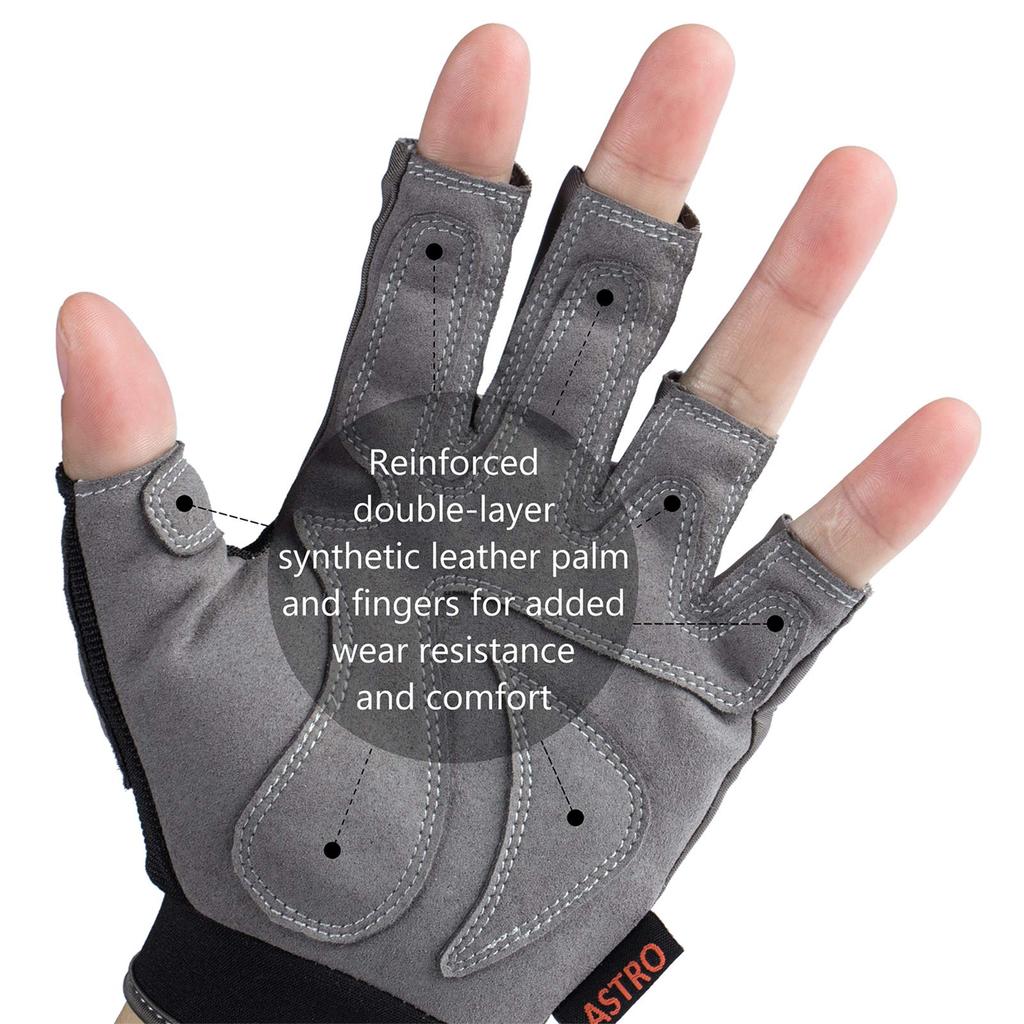Bassdash ASTRO Fishing Gloves, 5 Cut Fishing Gloves, Breathable, Anti-Slip,