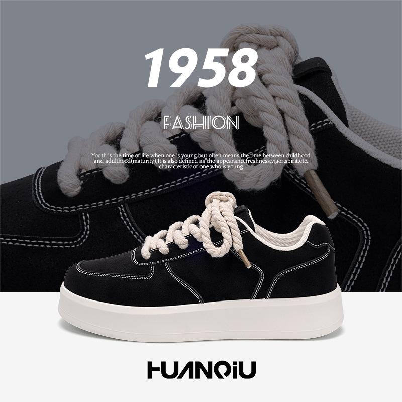 Global men's shoes autumn versatile thick baseplate shoes men's retro trend sports men's casual shoes ZHQ-HY671