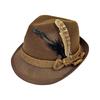Jazz Hat Beer Festival Non Woven Feather Hat Stage Top Hat