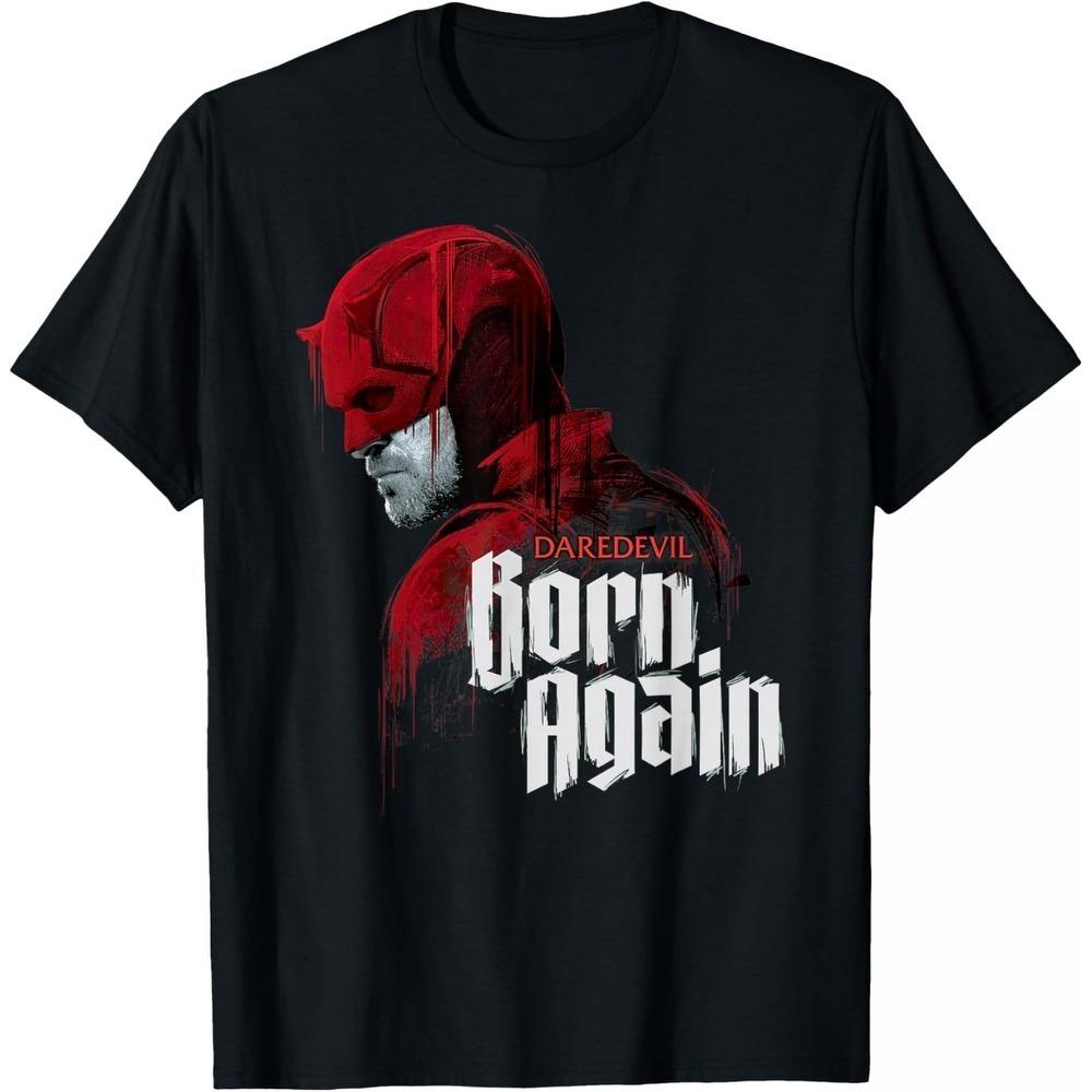 Daredevil Born Again Marvel TShirt Unisex Short Sleeve Soft Cotton Slim Fit Crew Neck Modern Top for Him  Her Unisex M