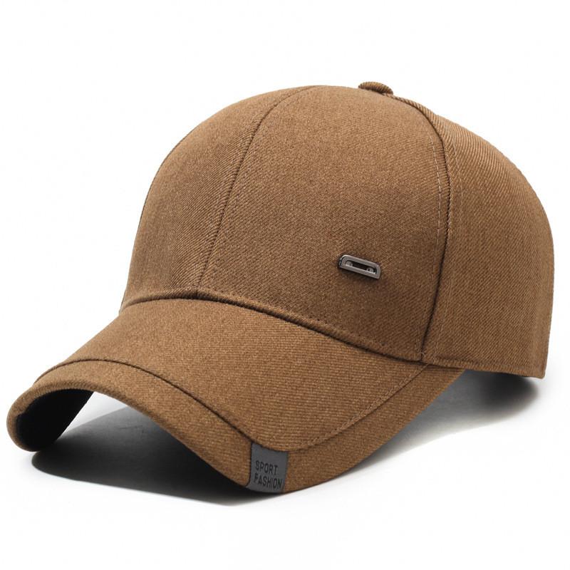 

Baseball Cap For Men With Sun Protection Adjustable Outdoor Summer Hat коричневий
