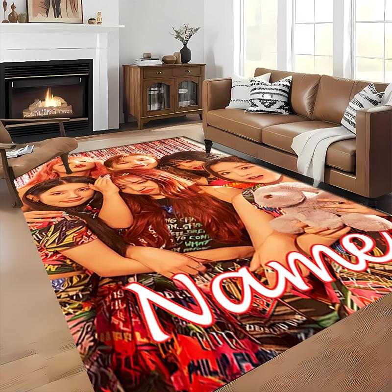 Custom personalization (G)I-DLE Area Rug - Perfect For Kitchen, Bathroom,Laundry Room Decor Large Size Available,Gift All Seasons