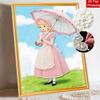 Disney Pearl Painting Cartoon Girl Art Painting 5D DIY Pearl Embroidery Mosaic Cross Stitch Kit Home Decor