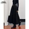 Peacebird Women's Pleated High-Waist A-Line Midi Skirt