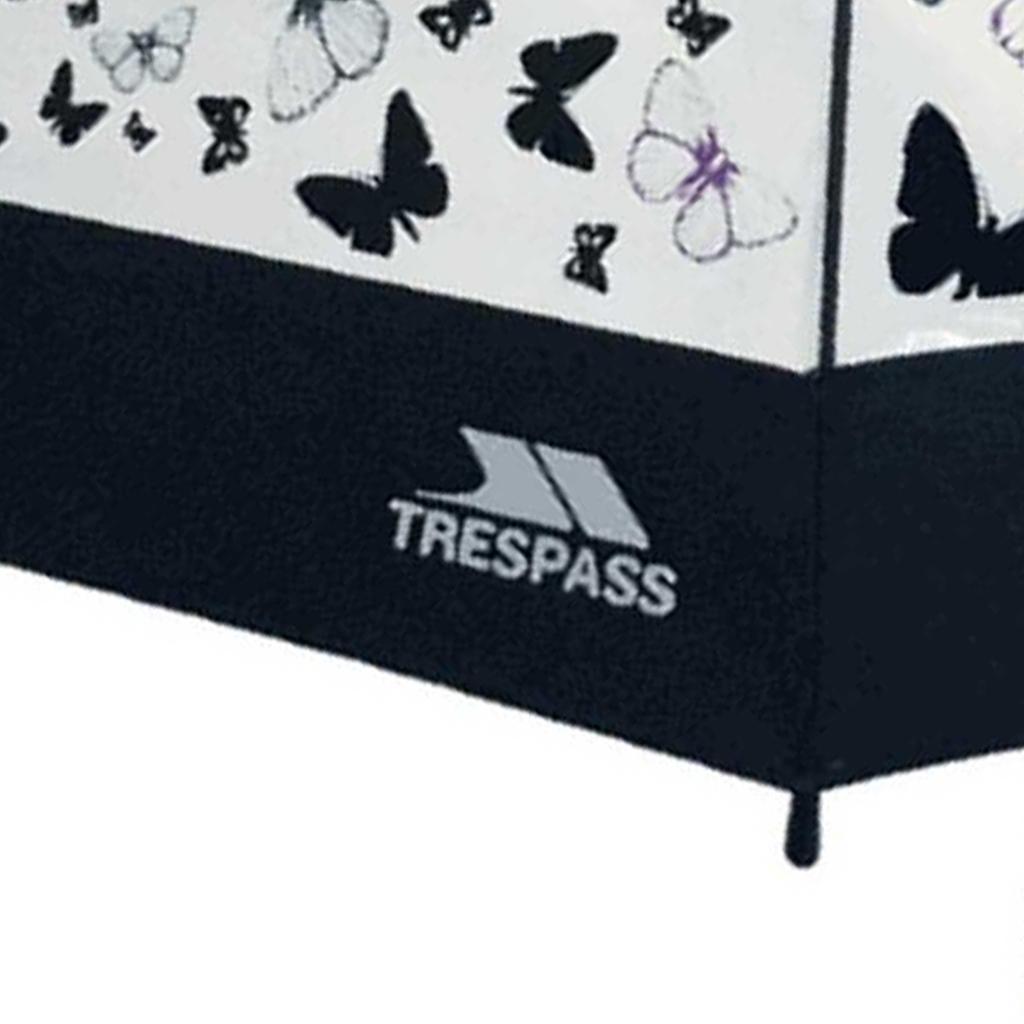 TRESPASS Butterfly Clear Umbrella