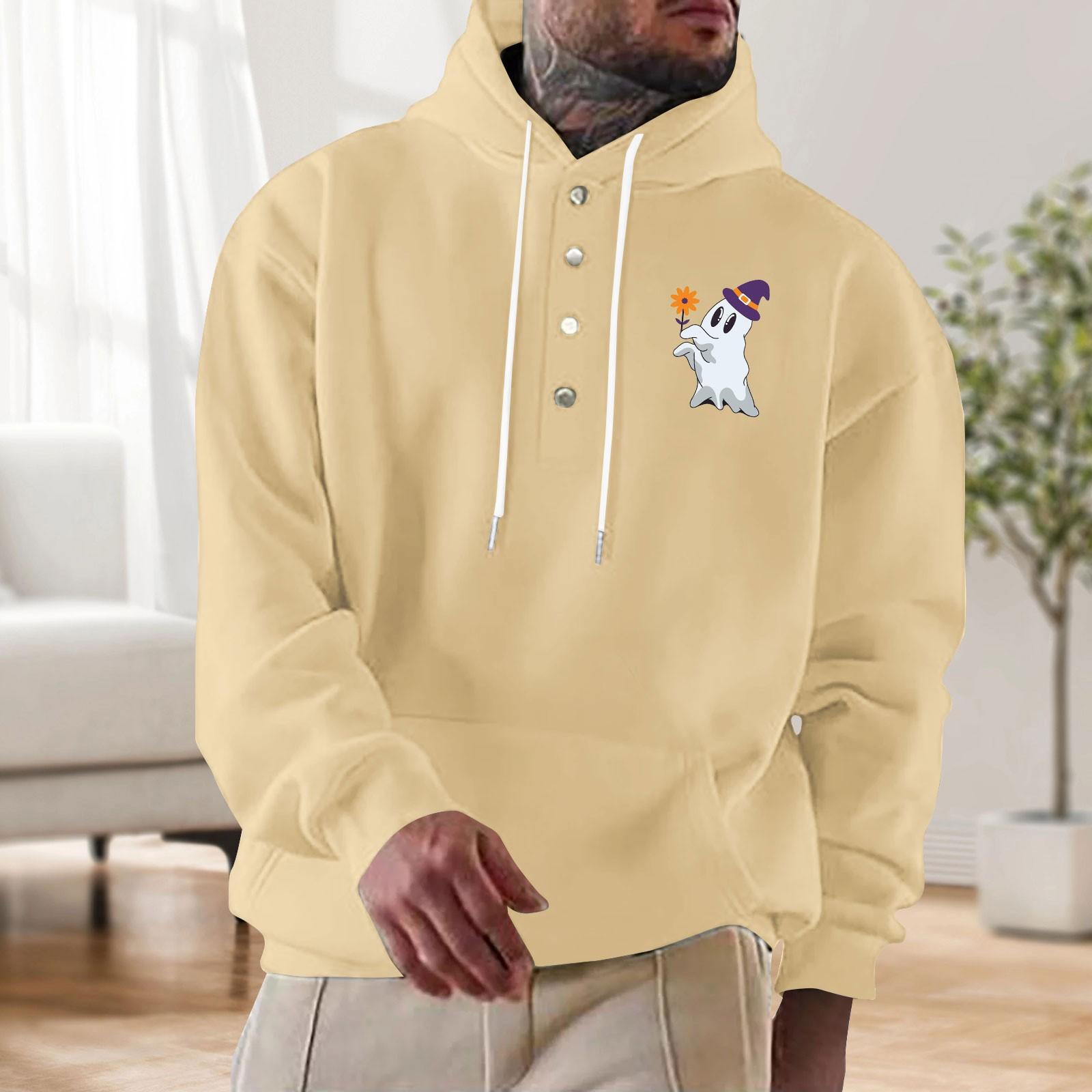 

Спортивный костюм с капюшоном, унисекс, одежда для бега, пуловер с длинными рукавами, толстовка с капюшоном M хаки