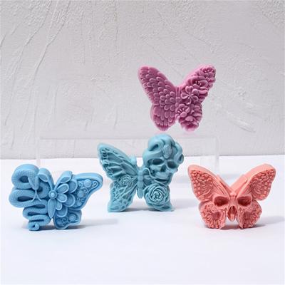 Halloween Butterfly Silicone Candle Molds for Epoxy Resin Soap Making Molds Chocolate Fondant Silicone Mould Baking Tool