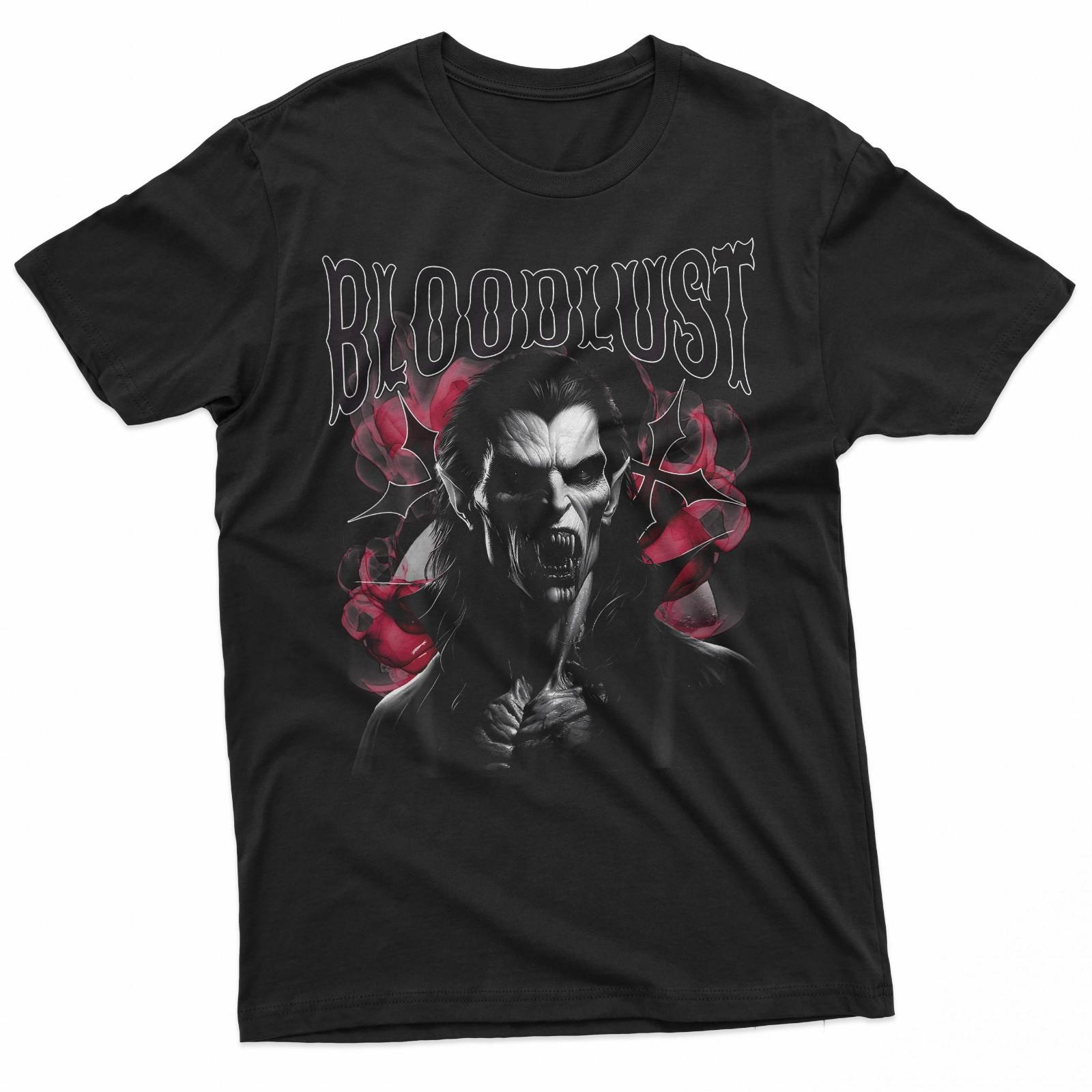 

Bloodlust Vampire Gothic Horror Creature Crimson Bite T-Shirt 5XL різнокольоровий