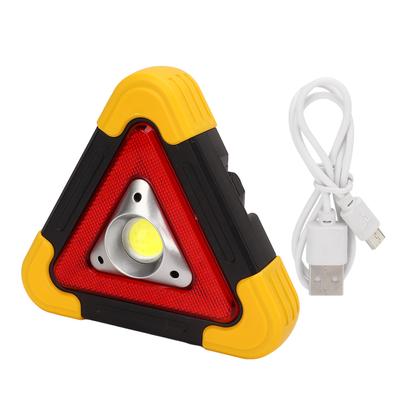 משולש סימן אזהרה משולש אור עבודה LED לרכב בטיחות בדרכים מנורת אזעקה חירום תקלה
