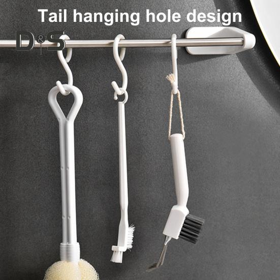 2Pcs Hair Comb Cleaner Tool Stainless Steel Hair Cleaning Brush 2 in 1 Comb Cleaner Wood Handle Hairbrush Cleaning Tool