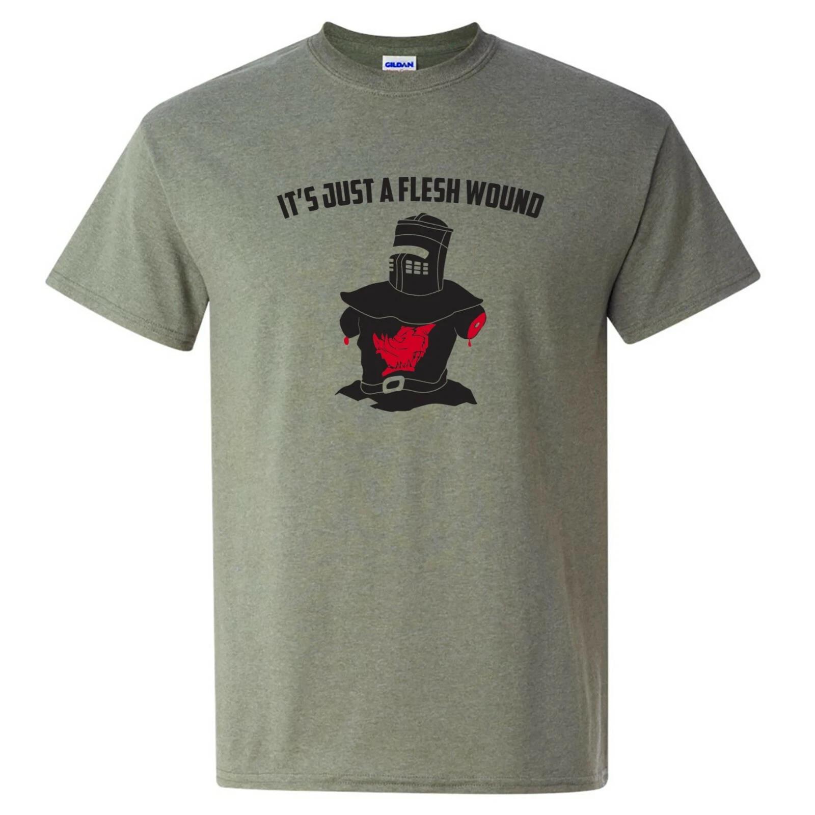 

It s Just A Flesh Wound - Funny Black Knight Comedy Movie Parody Graphic T Shirt 3XL