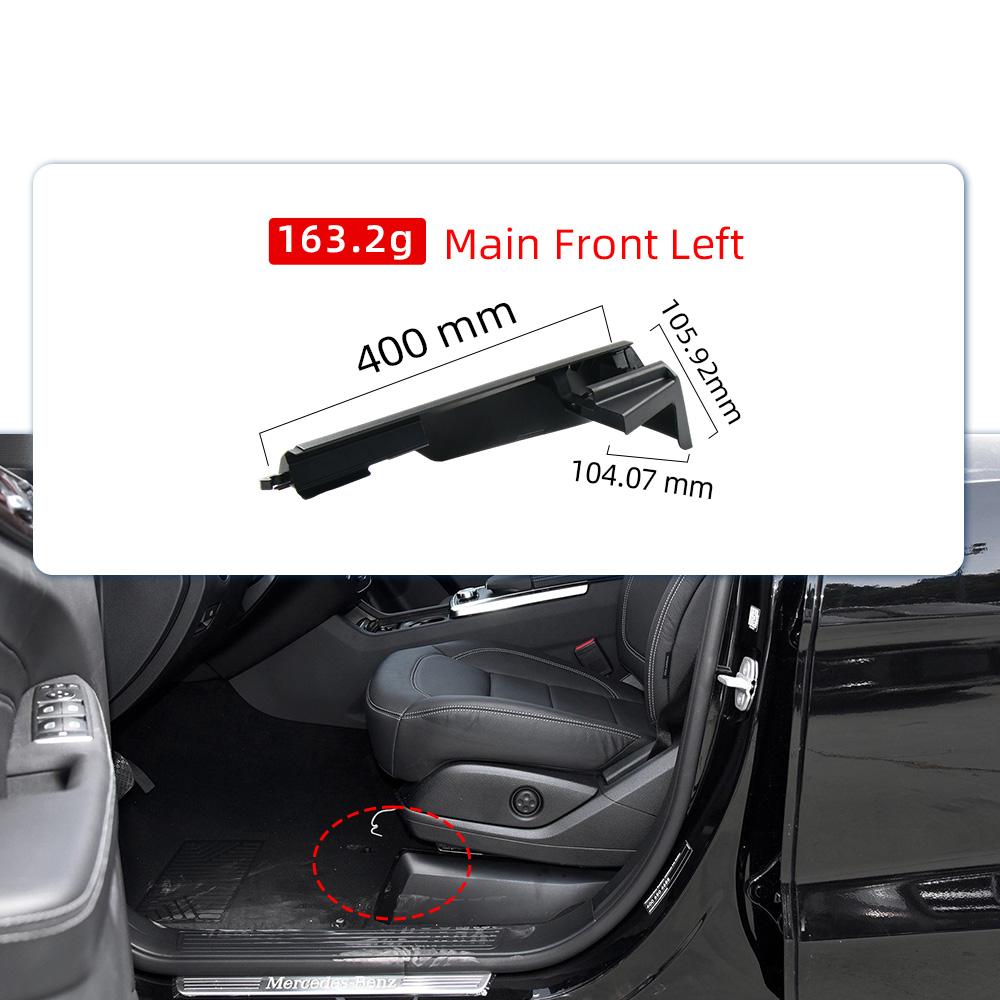 Seat Track Cover Rail Trim Front Left Right for Mercedes-Benz GLE W166 GLS W292 Black 1669190500 1669190800