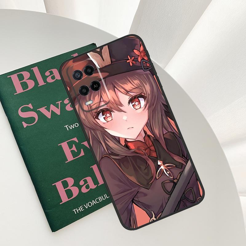 Hu Tao Genshin Impact For OPPO A98 A78 A18 A38 A58 A5 A6 Pro A15 A17 A57 A16 A76 A96 A54 A74 A94 A40 A60 A80 Case