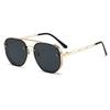 New metal hollow mirror legs steampunk sunglasses men's retro high-end European and American sunglasses