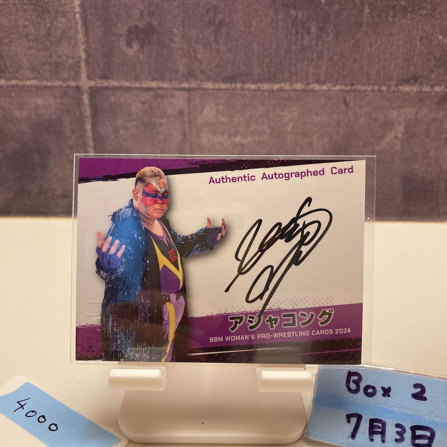 2024 BBM WOMAN S PRO-WRESTLING Aja Kong 015/100 Autograph Women s Pro Wrestling Card