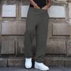 Men's Baggy Stacked Sweatpants  Drawstring Waist Wide Leg Flared Sweatpants Streetwear
