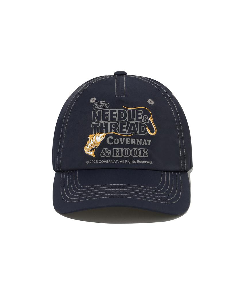 COVERNAT Artwork Graphic Nylon Cap Navy