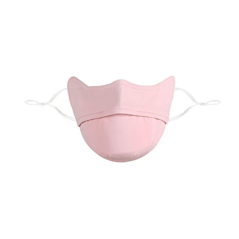 

2025 Summer Women s Breathable Ice Silk Sunscreen Mask with Eye and Blush Protection