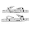 2pcs 4.69in Anchoring Mooring Cleats Left Right 316 Stainless Steel Fair  for Marine Boat Yacht