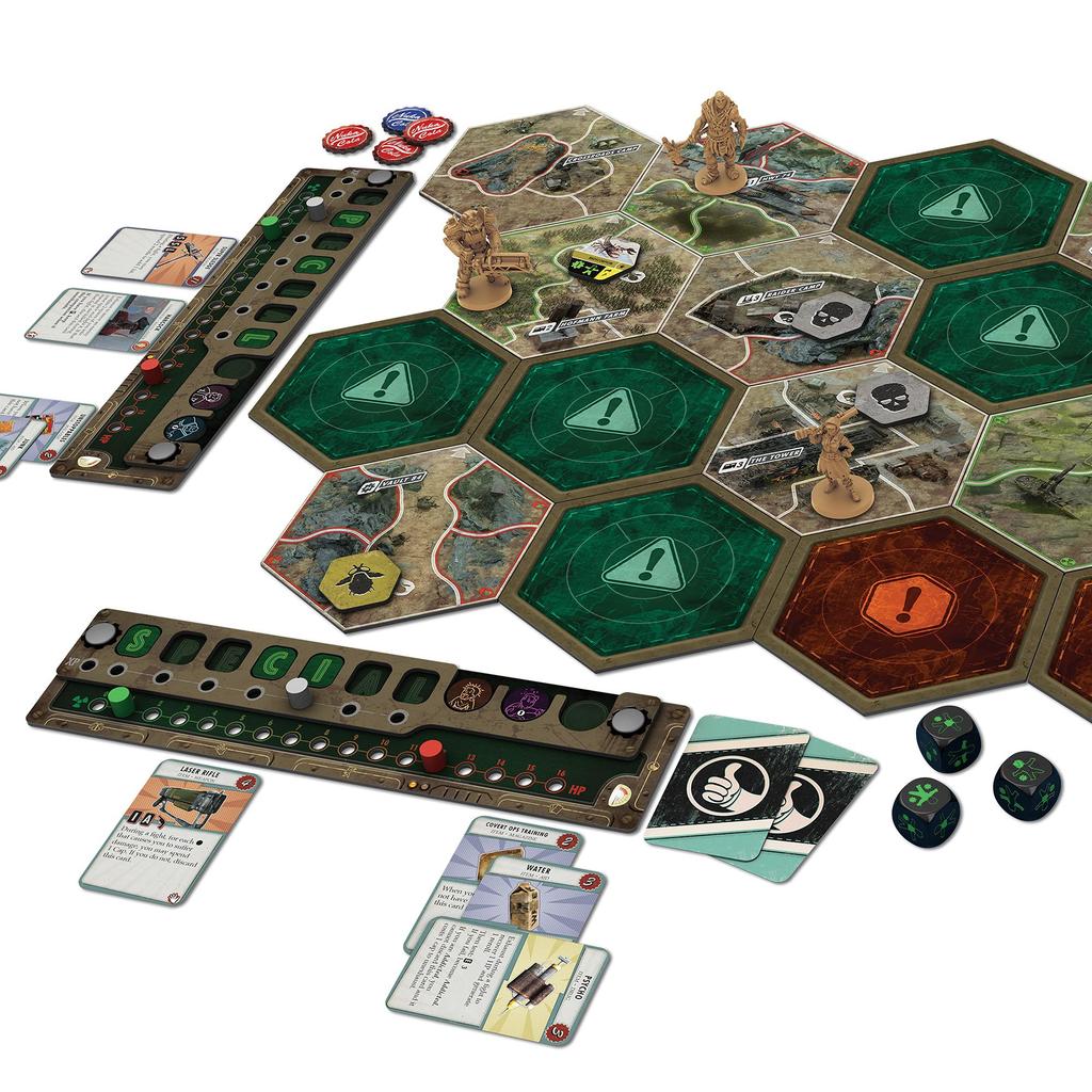 Fantasy Flight Games Fallout The Board Game Strategy Apocalyptic Adventure Game for Adults and Teens Ages Players Average Playtime Hours Produced by