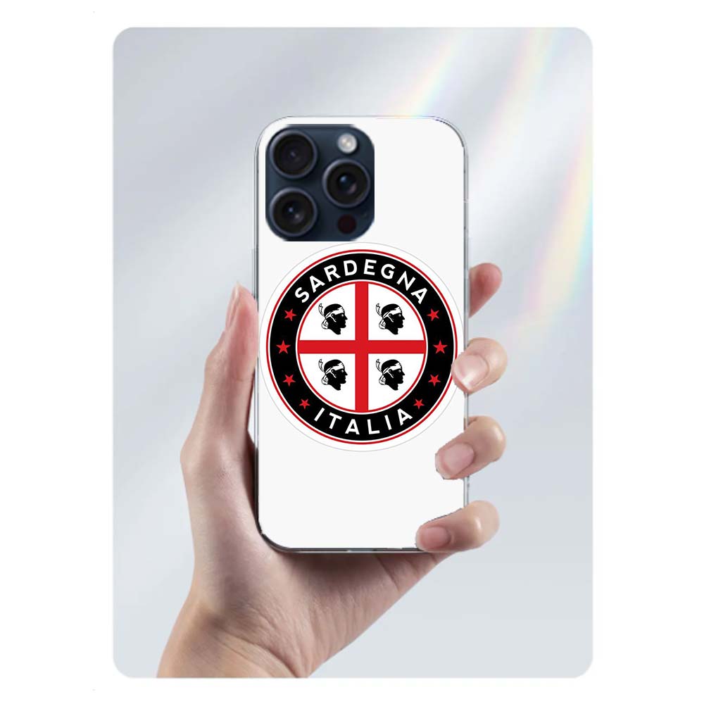 

Flag of Sardinia Clear Phone Case For Iphone 17 Air 16 Pro Max 15 Pro 14 Plus 17E 16E 11 13 12 Mini Cover Cases Fundas Cell TPU iPhone 15 Pro