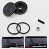KKLM Car Wiper Removal Kit with Bolt Cap Rear Wiper Grommet Cap Removal Cap Aluminum Alloy Rear Wiper Cap (Black)