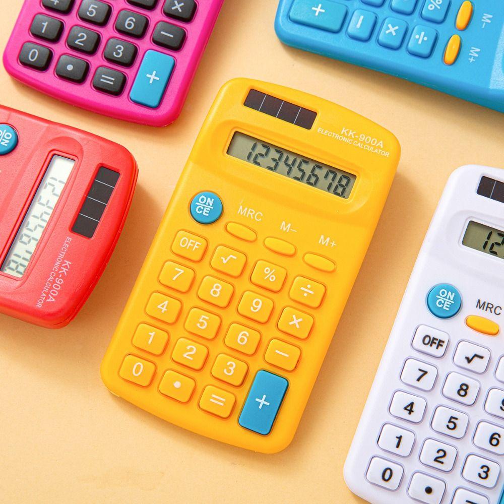 Large LED Display Mini Pocket Calculator 8-Digit Standard Function Calculator  Students