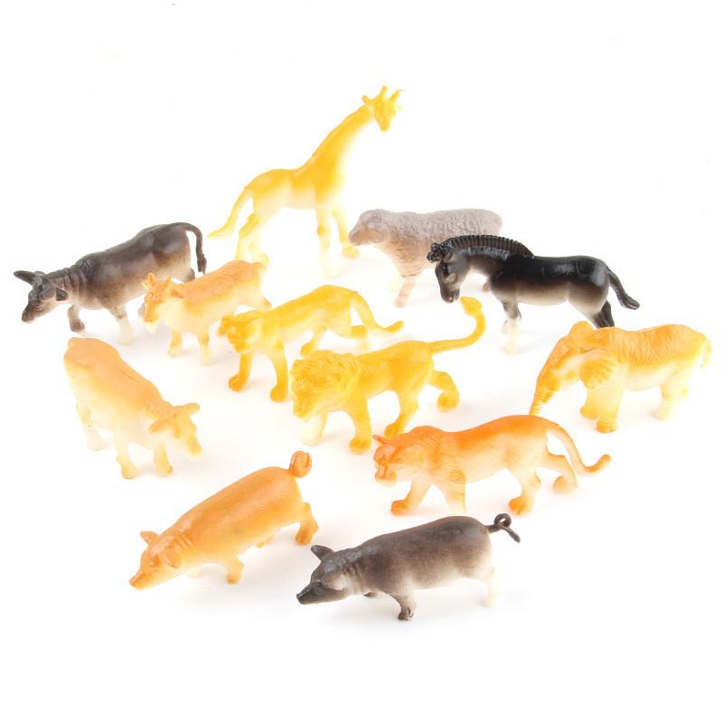 Detailed Pvc Animal Model Collection For Kids With Exciting Giraffe And Lion Toys