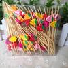 100Pcs 12cm Cactus Flamingo Fruit Cocktail Toothpicks Pineapple Cake Sticks Food Picks for Wedding Birthday Party Supplies 5