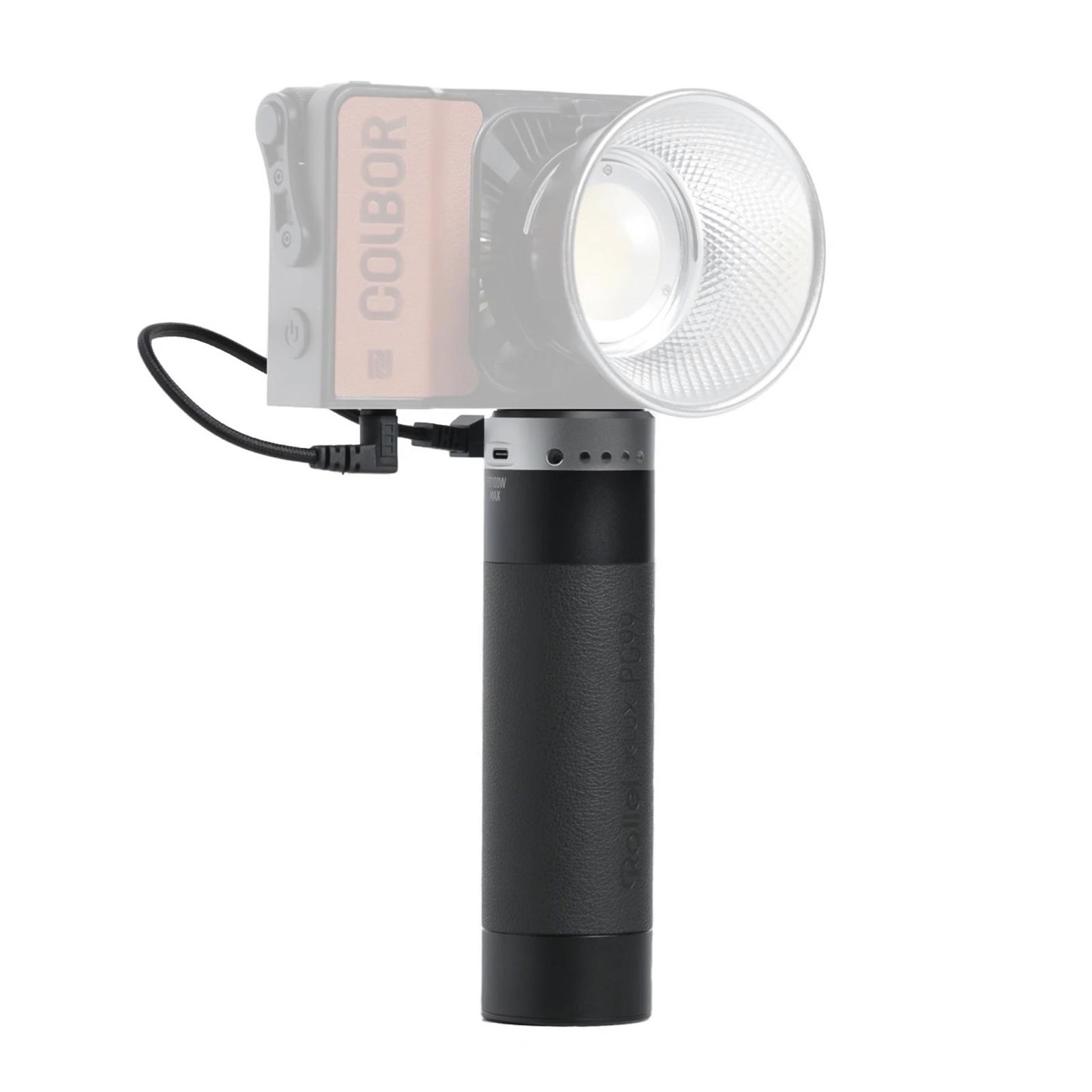 

COLBOR PG77 77WH Battery Grip with 1 4 Inch Screw D Tap Type C Interface Built in Large Capacity Battery Power Supply чёрный