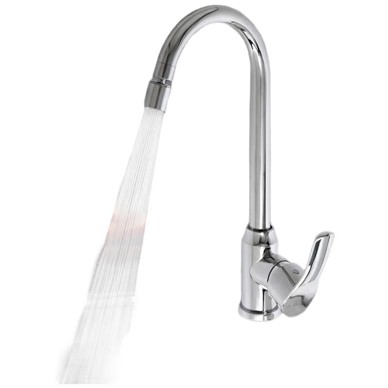 HP Stainless Steel Kitchen Faucet with 360° Swivel and Dual Spray Modes