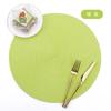 38cm European Style Round Woven Mats & Pads, Heat-Resistant and Non-Slip Place Mats for Dining Table, Ideal for Outdoor Picnic