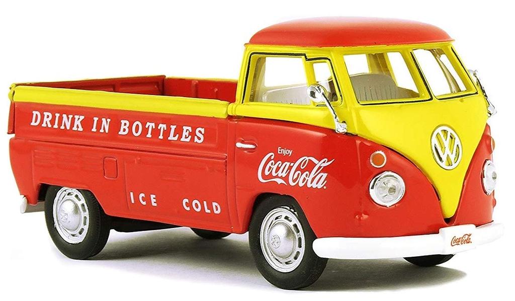 Coca-Cola Collectibles 1/43 Scale VW Pickup 1962 Orange/Yellow Finished Product