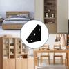 8pcs 90° Right Angle Angle Corner Brackets Thicken Support Corner Stand Angle Brace  Hanging Cabinet