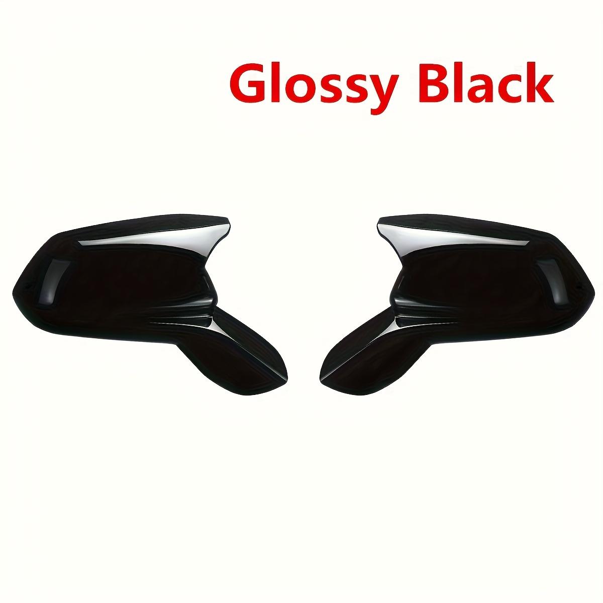 Glossy Black Carbon Fiber Style Rearview Mirror Covers for Chevy Camaro SS RS ZL1 LT 2016-2021 - Durable чёрный