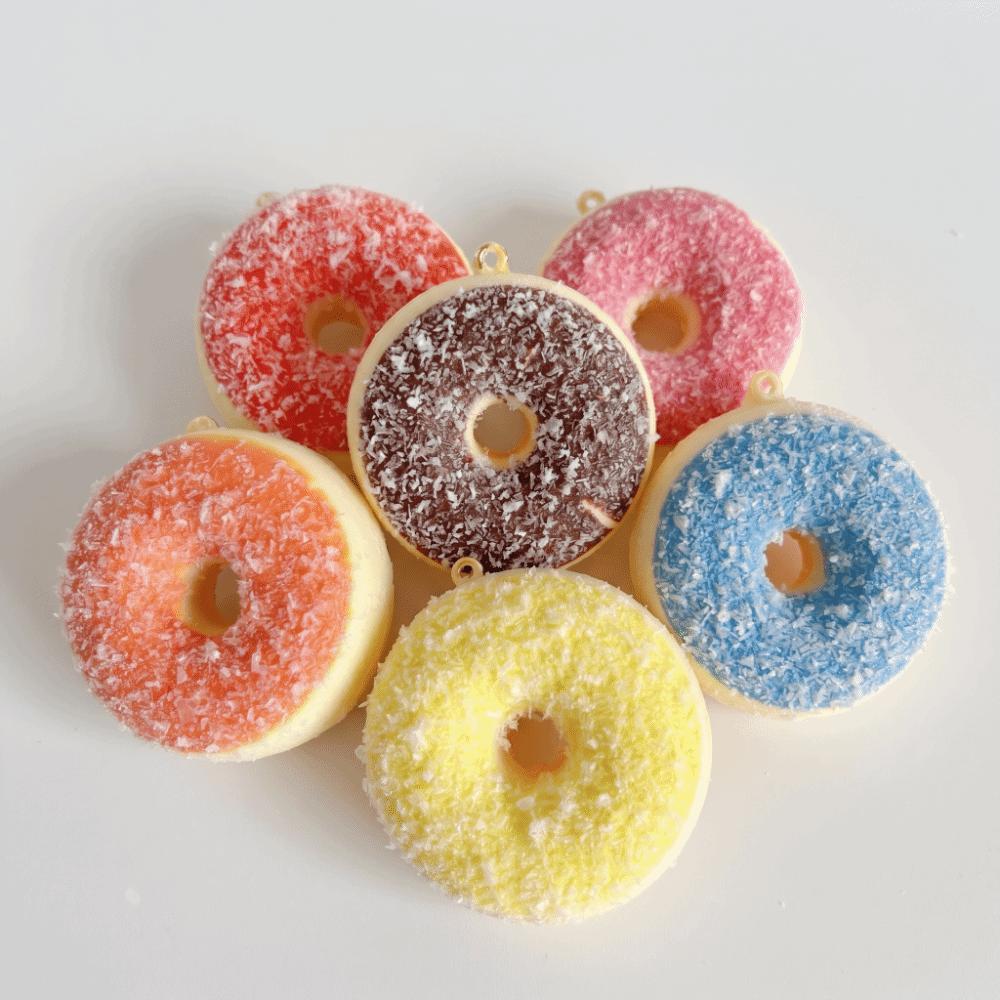 Soft Artificial Donut Bread Squeeze Toy PU Donut Donut Squishy Toy  Party Decoration