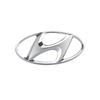 Car Front Hood Emblem Rear Trunk Badge Sticker For Hyundai Tucson Accent Elantra Santa fe Sonata I40 ix25 ix35 MM15