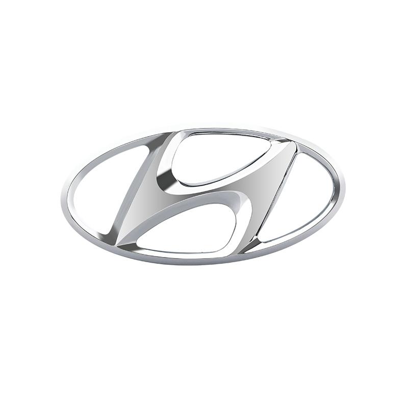 Car Front Hood Emblem Rear Trunk Badge Sticker For Hyundai Tucson Accent Elantra Santa fe Sonata I40 ix25 ix35 MM15