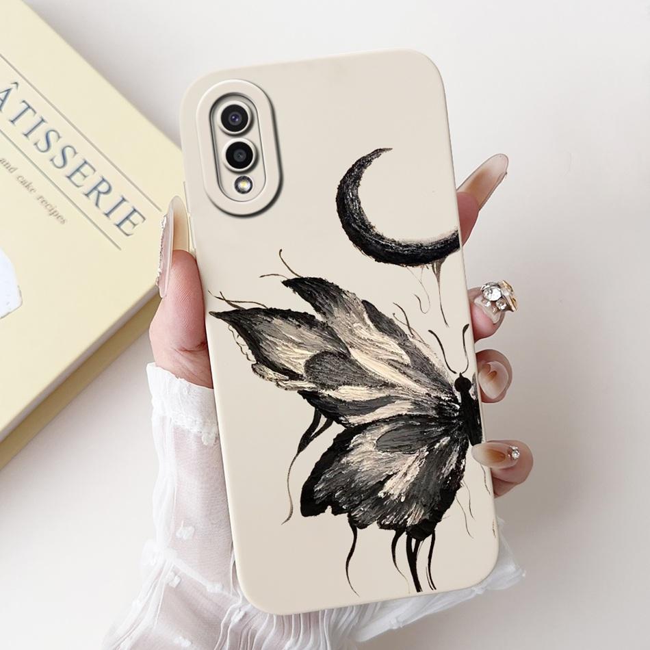 For Samsung Galaxy A02 A02s Phone Case Samsung A02 A02S SM-A025F A022G Elegant Floral Printing Soft Silicone Shockproof Cases