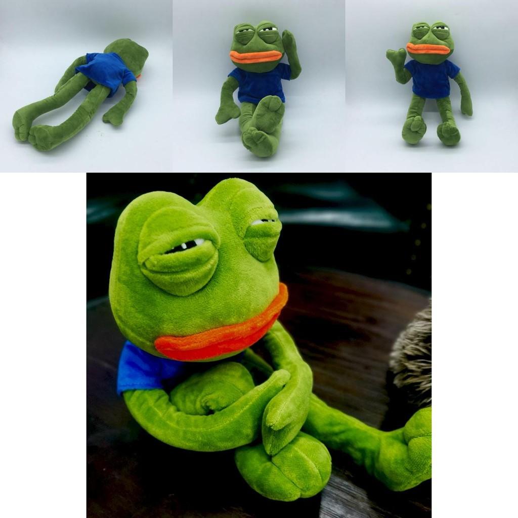Adorable Pepe The Frog Sad Plush Keychain Pendant For Backpacks