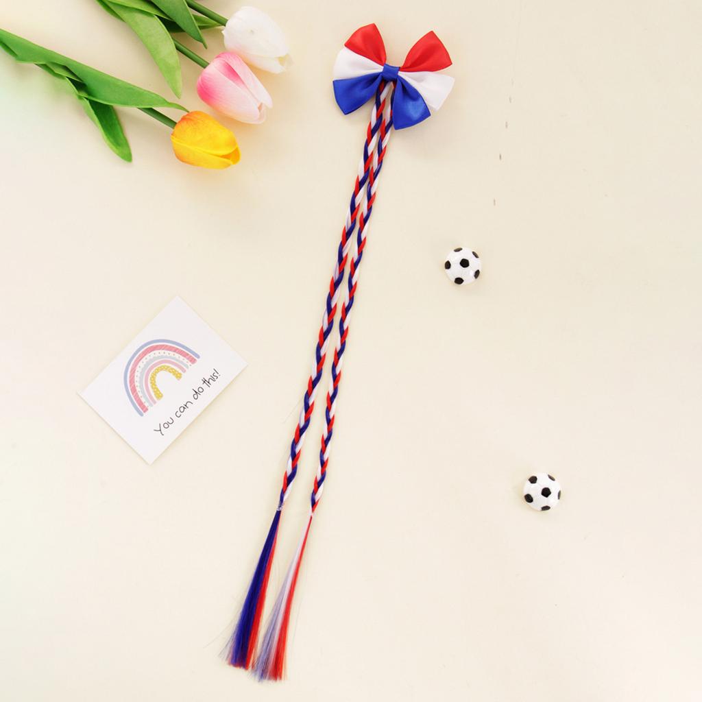 Colorful Themed Headbands, Football Fan Cheering Party Party Festive Bow Hair Accessories