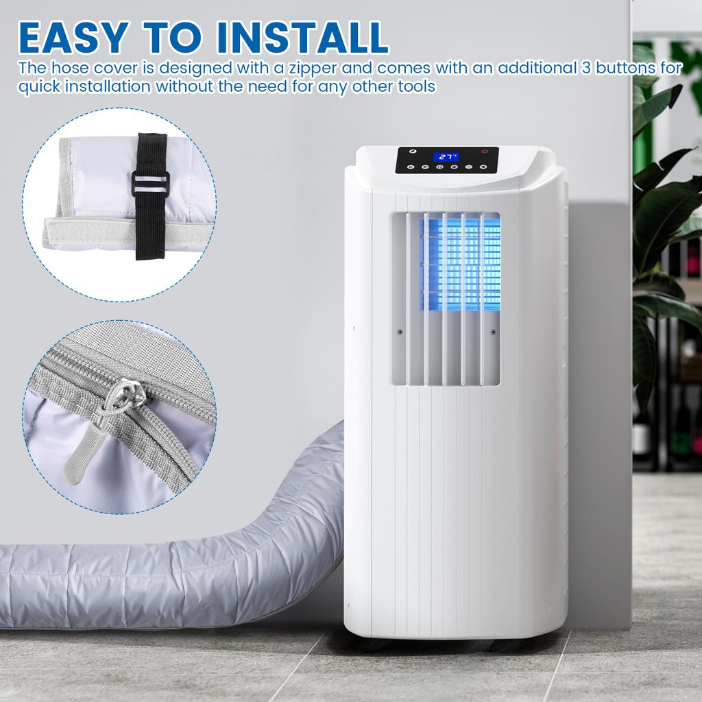 Portable Air Conditioner Hose Cover Universal AC Exhaust Pipe Wrap Protection Waterproof Dustproof Heat Insulation Cover