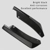Jsorum 2Pcs Rear Bumper Canard Splitter Protector, Universal Bumper Lip Spoiler Kit Exterior Decorations For Car (Black)
