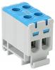 Busbar Connector Blue 2 X 1.5 -16Mm² 85A Tracon Fleal-16/2K