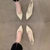 Casual versatile mid-heel slip-up shoes Summer sweet single shoes Women's outer wear non-slip comfortable shoes