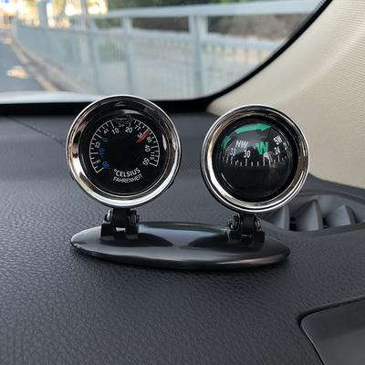 רכב קישוט מדחום מצפן כיוון רב תכליתי רכב פנים לוח מחוונים קישוט אביזרי מתנות