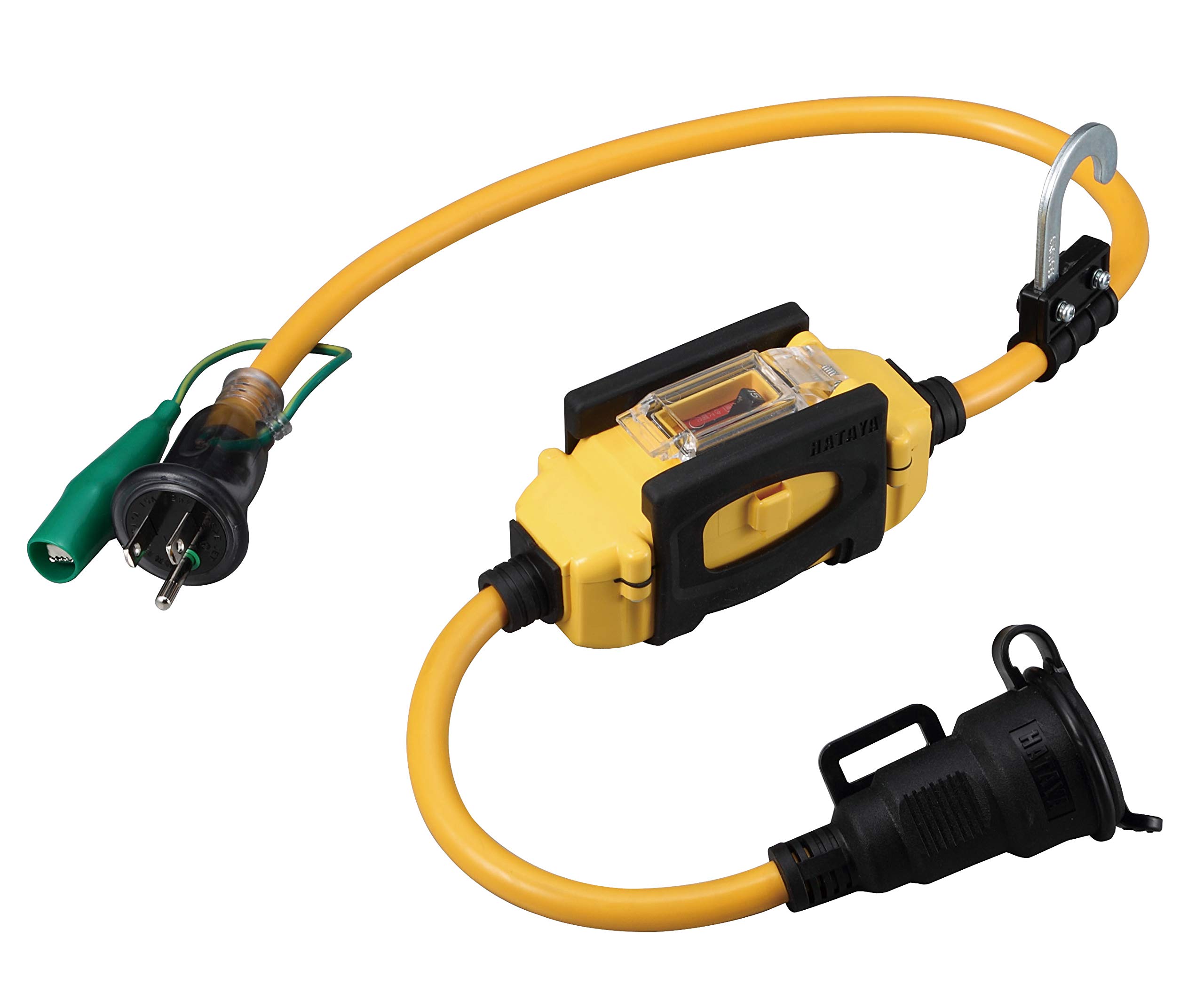 

HATAYA BFX extension cord 1 outlet type rainproof type BFX011KC (grounded) жовтий